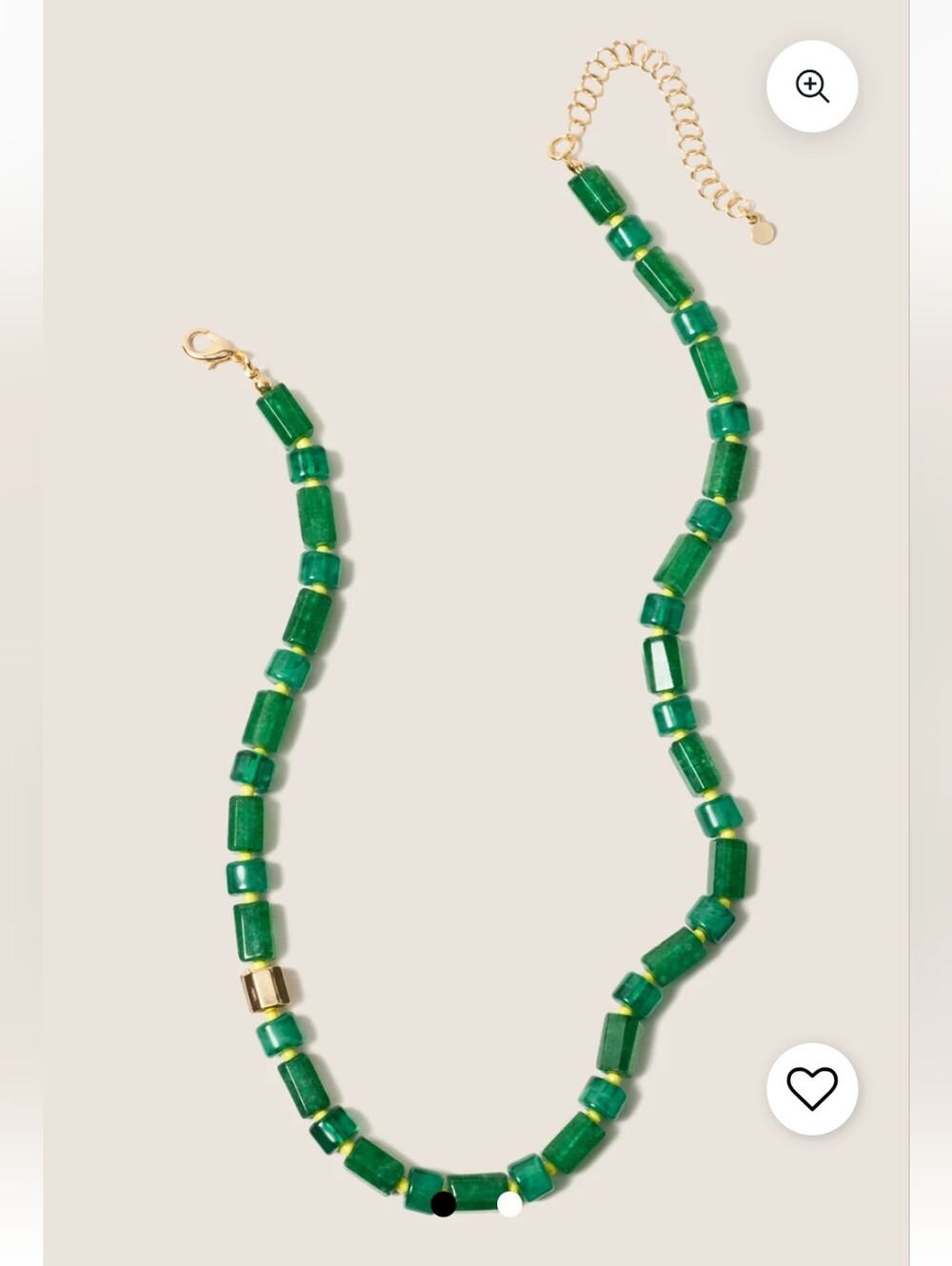 Evereve Sonny Semi Stone Necklace NWT
